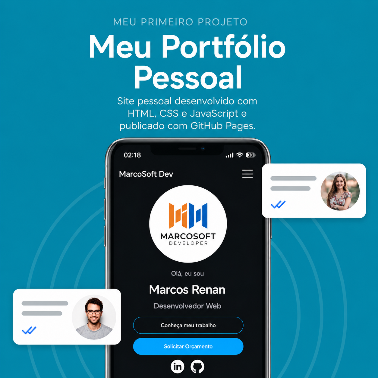 Meu portfólio pessoal